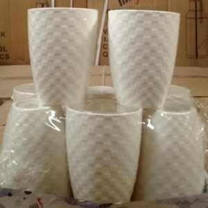 Ceramic Tea Cups – Set of 6pcs