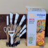 UNIQUE Knife Set Of 9pcs High Quality German Strong Made