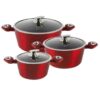Edenberg Modern Pressed Aluminum Cookware Set 12pcs – EB-5637