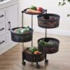 5-Tier Rotatable Fruit & Storage Rack