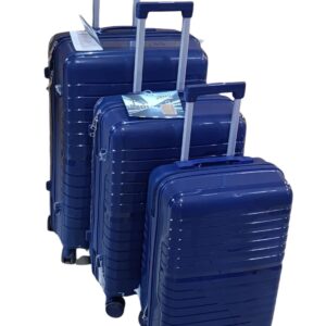 3-Piece Rubber Suitcase Set