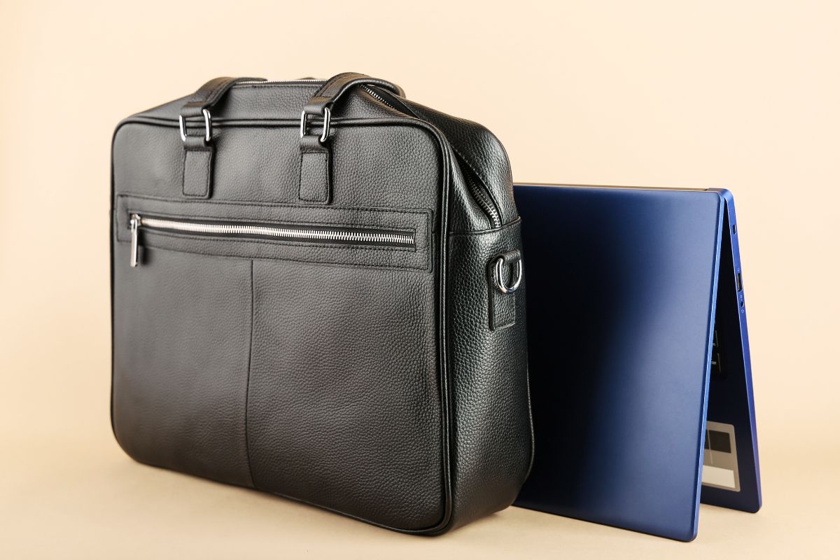 leather laptop bag