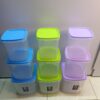 Adix plastic Clear Keep Fresh Square Size:4/7/11Ltrs(set of 3)